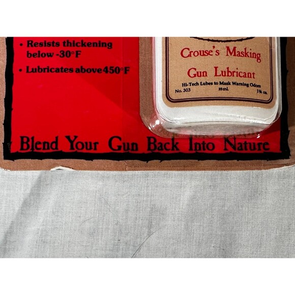 NEW IN BOX Crouse's Odor Masking Gun Lubricant- Pine Cover Scent Hunting 1.25 oz - Picture 4 of 8